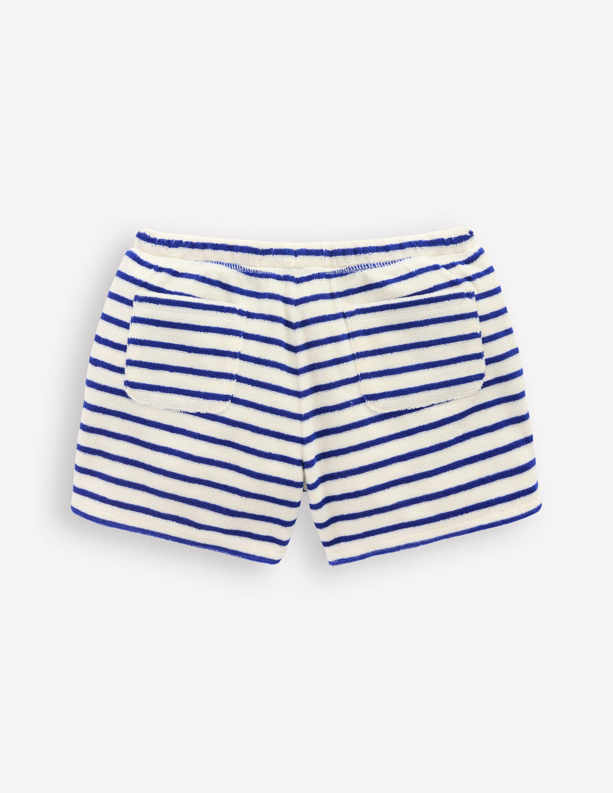 Printed Towelling Short-Soft Ivory/Bright Blue Sea - Image 2