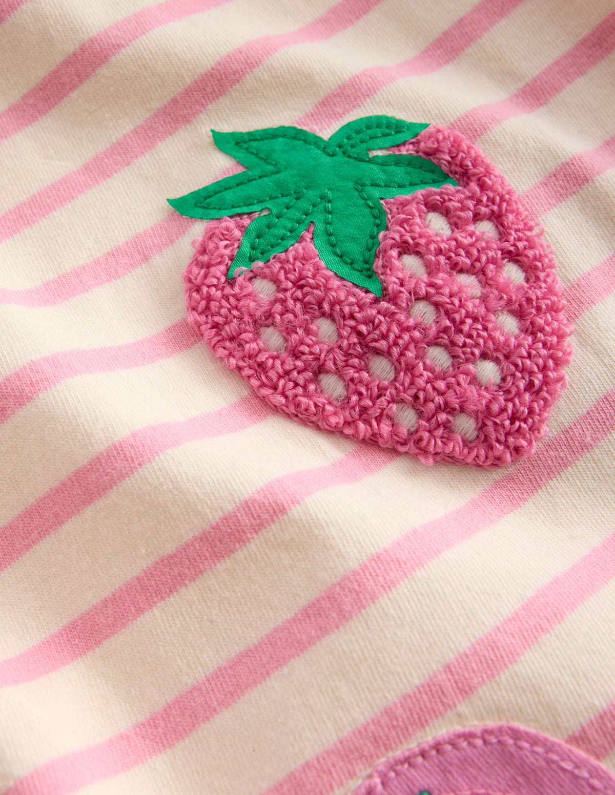 Flutter Short Sleeve T-shirt-Bubblegum Pink Fruits - Image 3