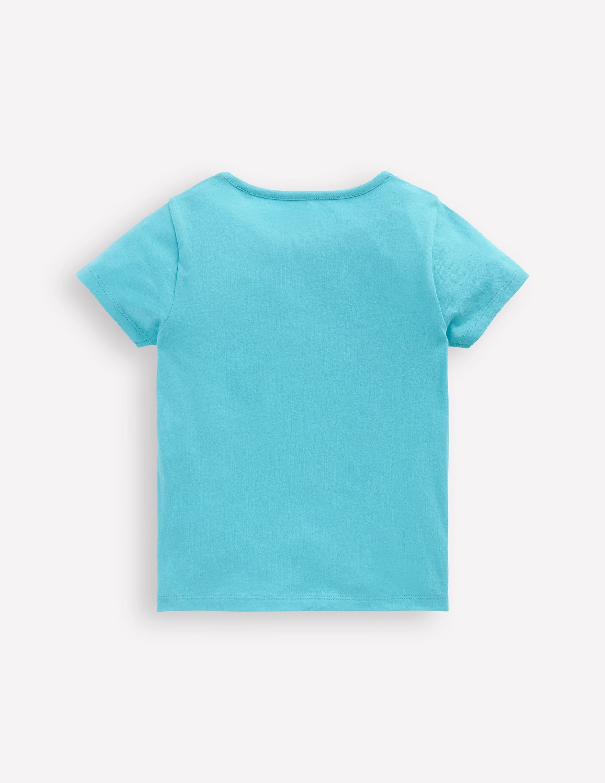 Lift The Flap Short Sleeve Top-Aquamarine Blue Mermaid-2