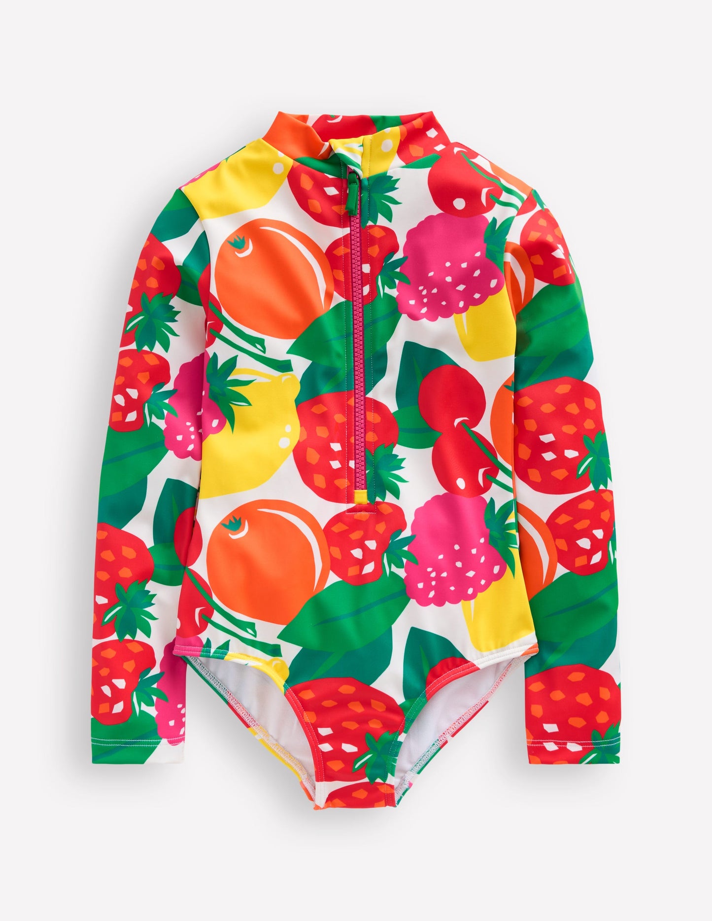 Long-Sleeved Swimsuit-Multi Giant Fruit