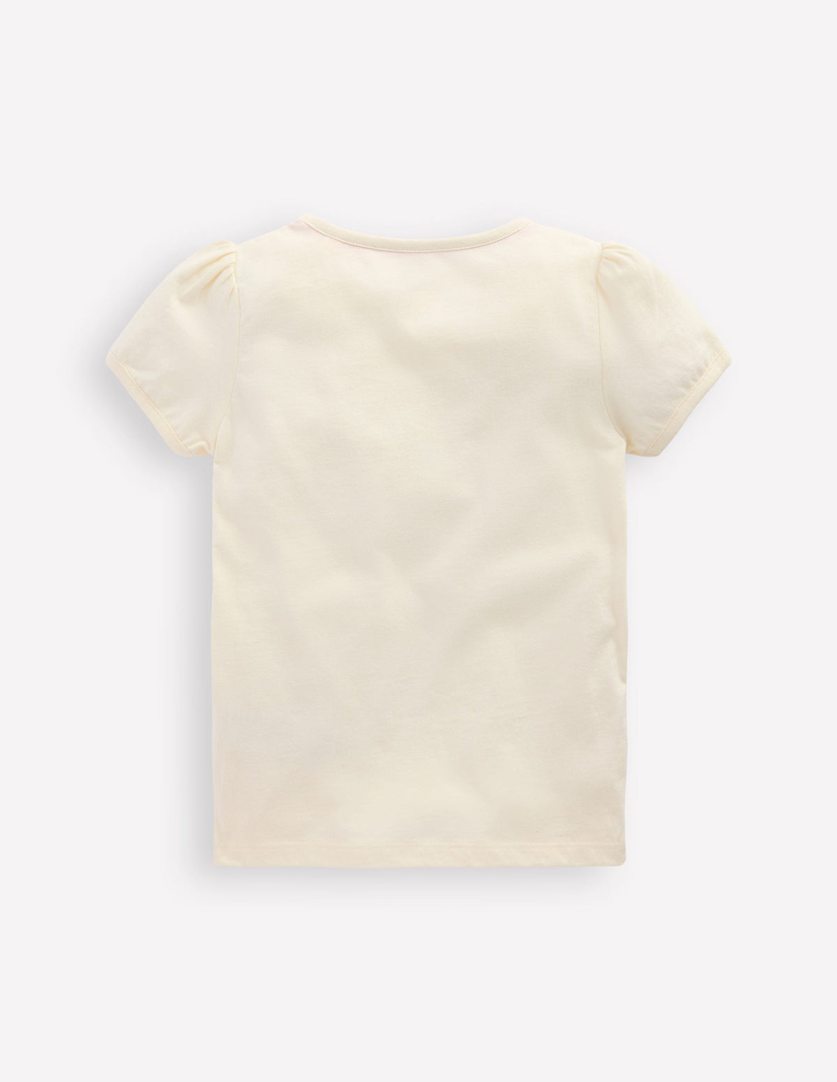 Puff Sleeve Applique Top-Soft Ivory Horse - Image 2