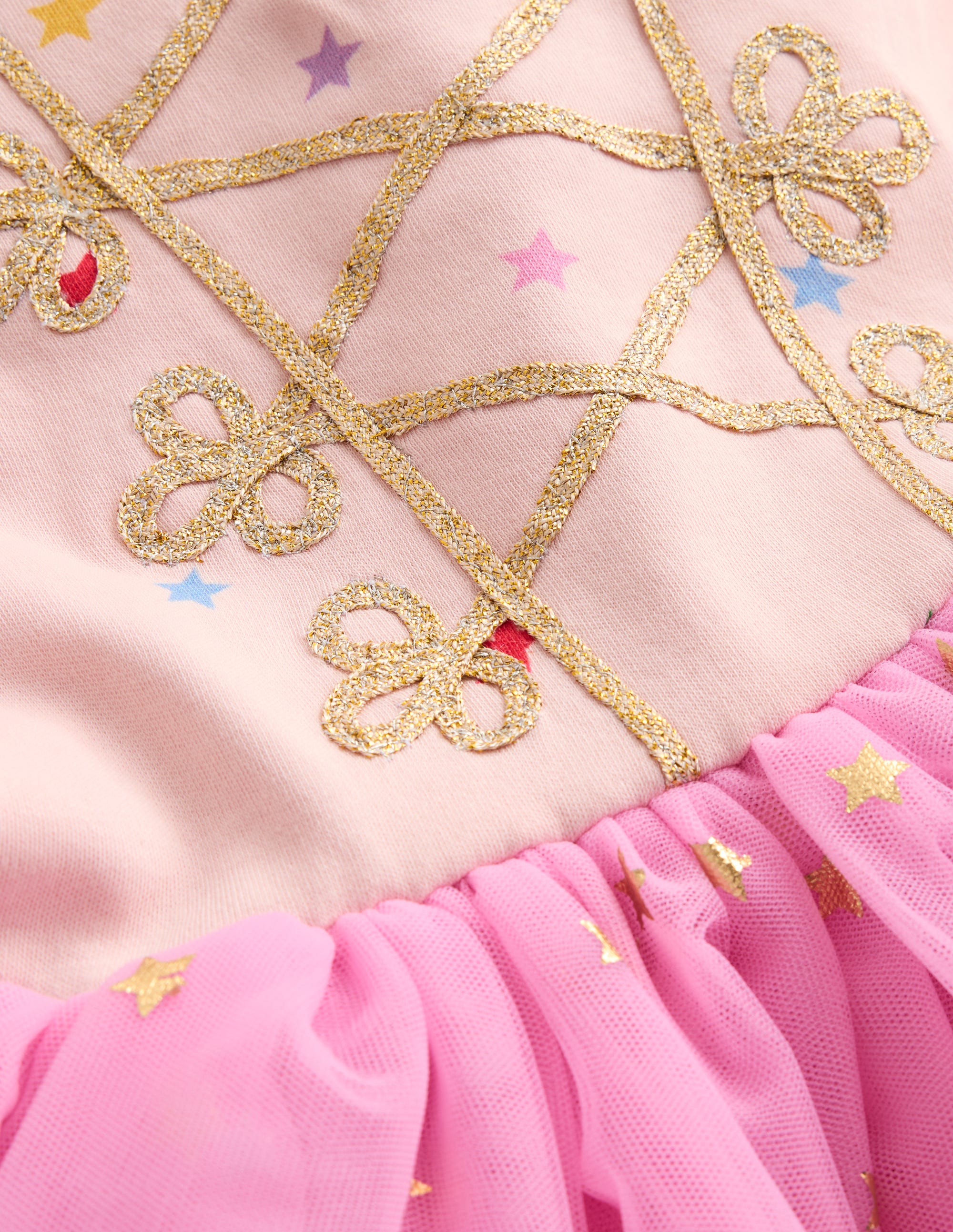 Magical Tutu-Vintage Mauve Foil Stars - Image 3