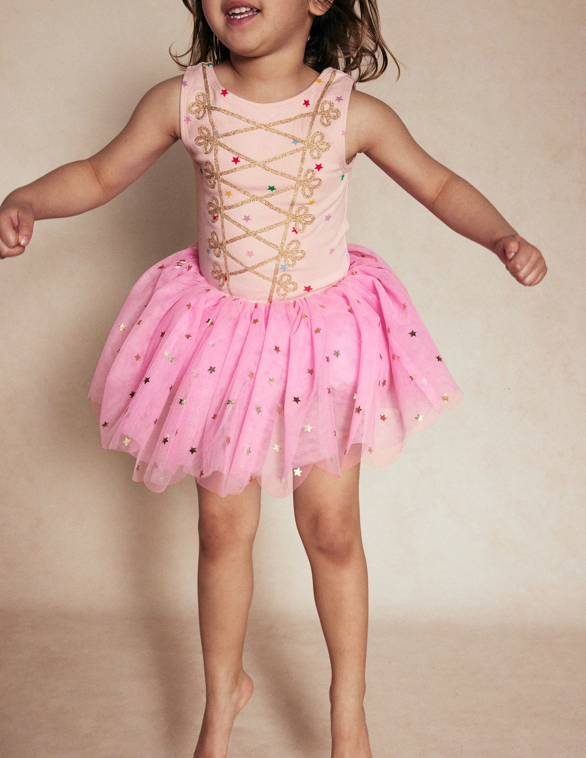 Magical Tutu-Vintage Mauve Foil Stars - Image 4