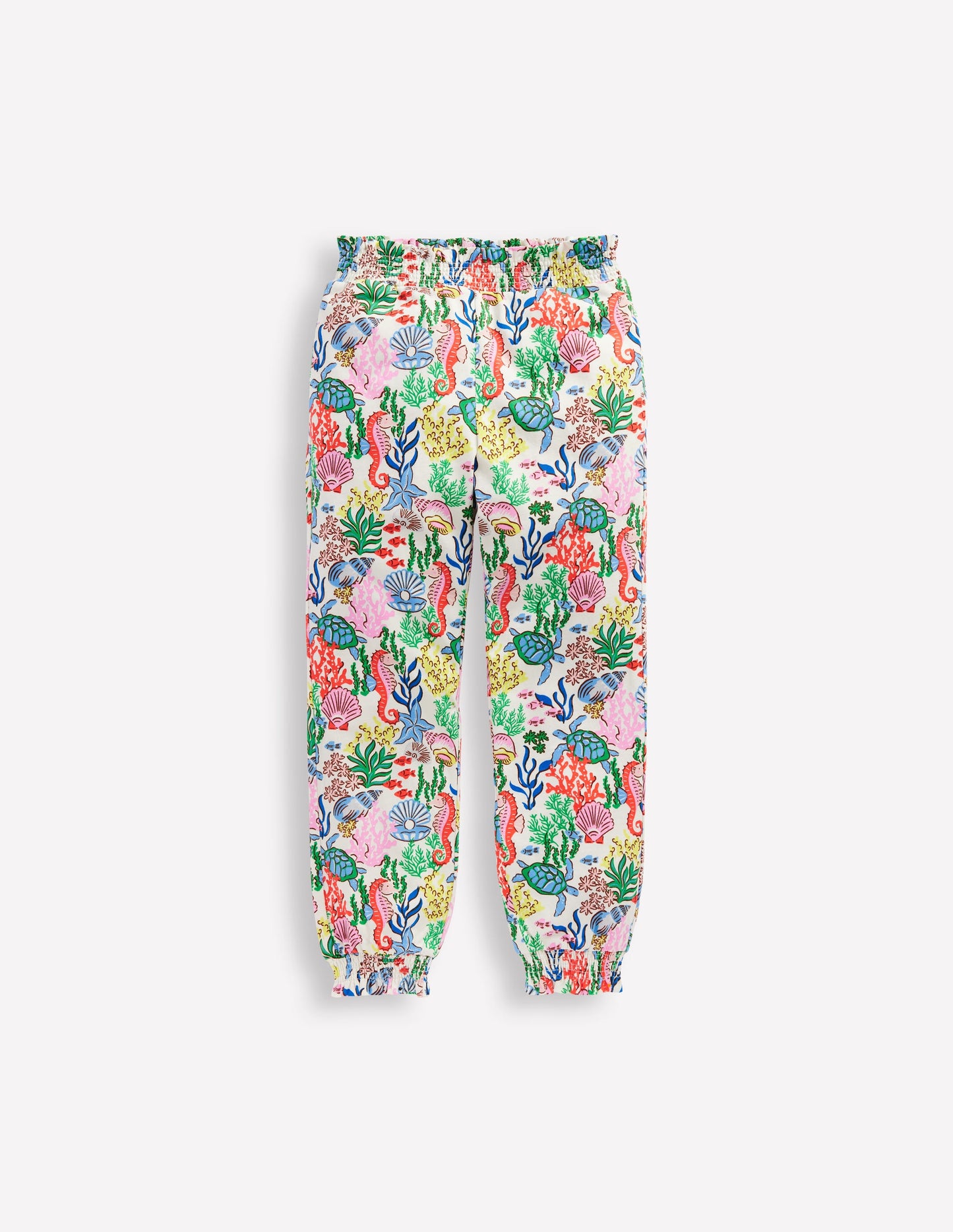 Vacation Pants-Multi Coral Cove