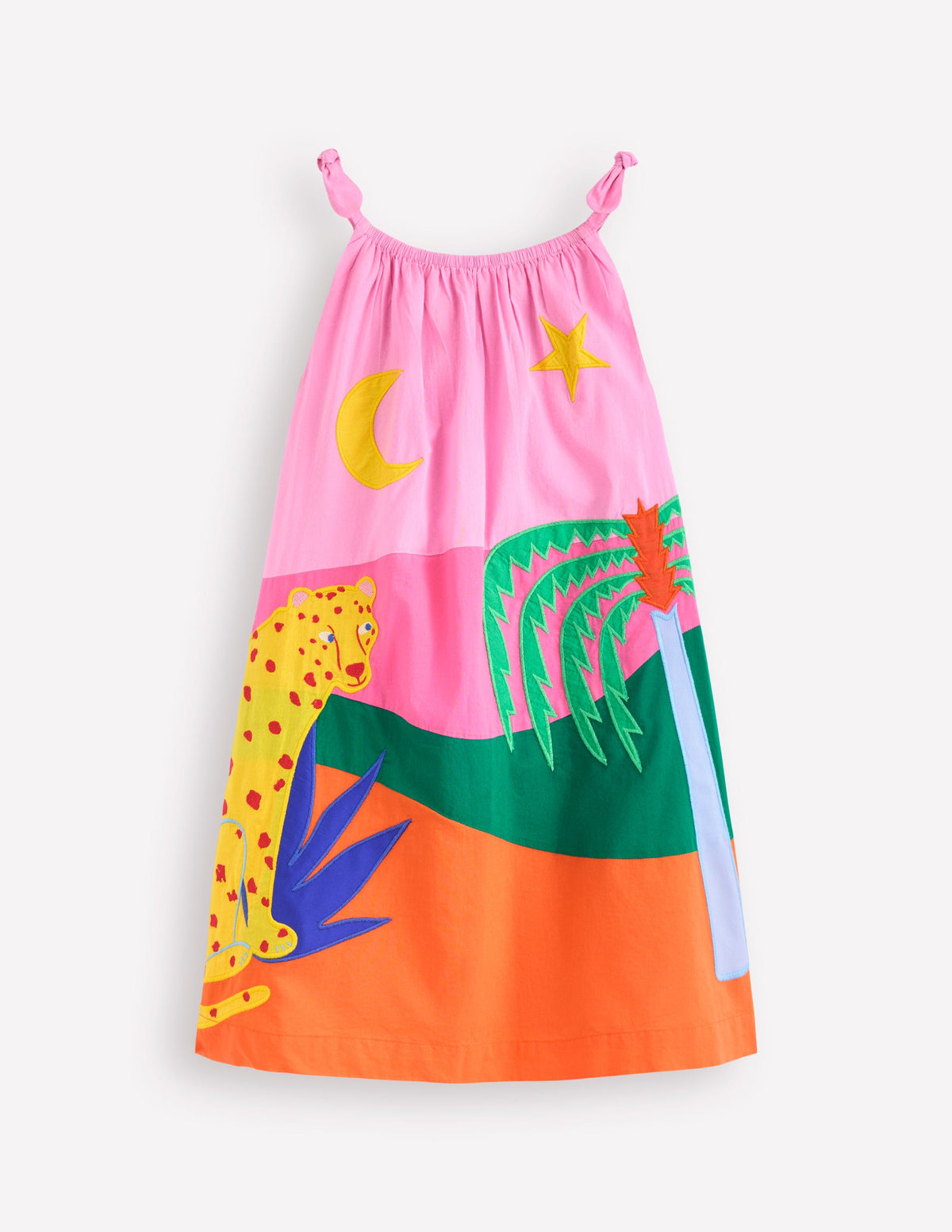 Strappy Appliqué Dress-Vintage Mauve - Image 1