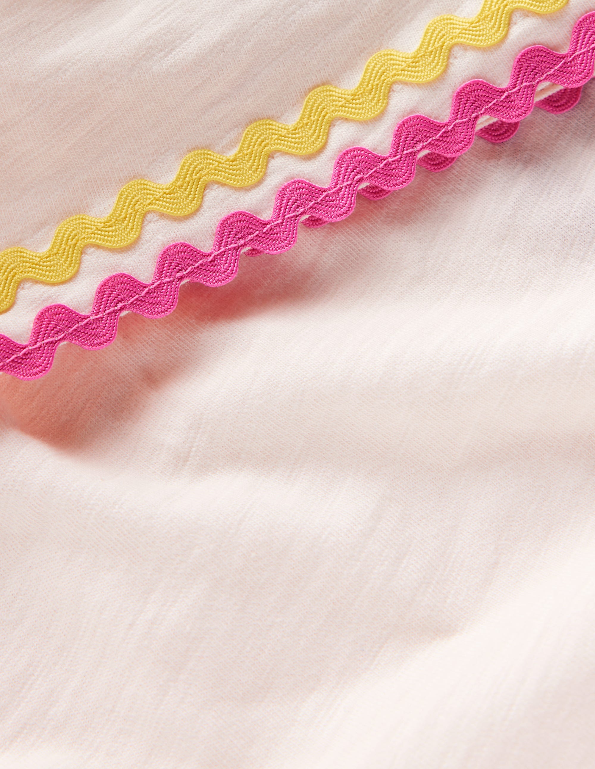 Trim Detail Pretty Top-Soft Ivory - Image 3