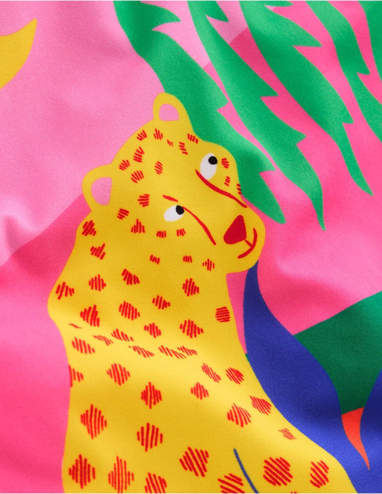 Loop Back Swimsuit-Jungle Placement