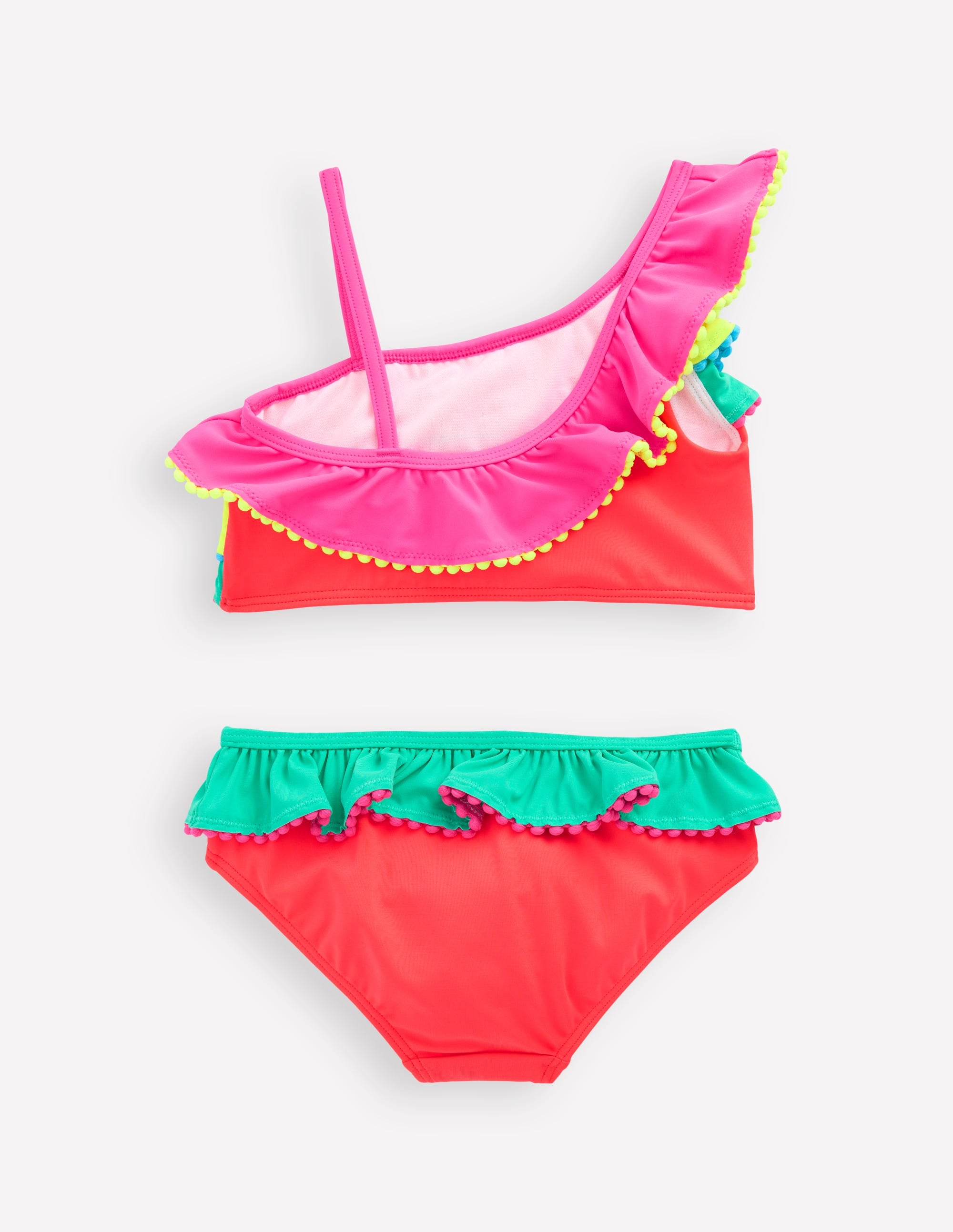 Multi Frill Bikini-Colourblock - Image 2