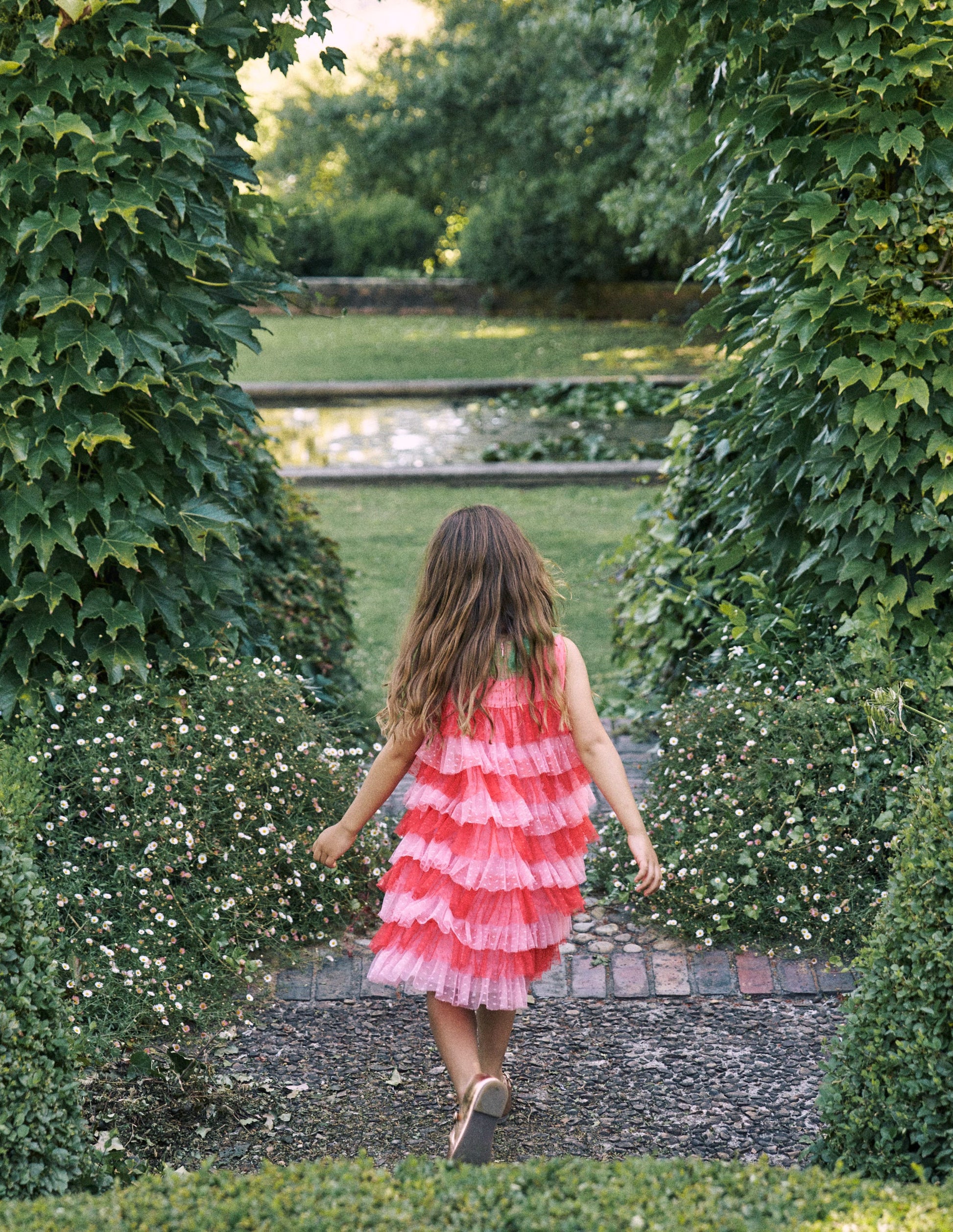 Strawberry Tulle Dress-Red/Pink-6