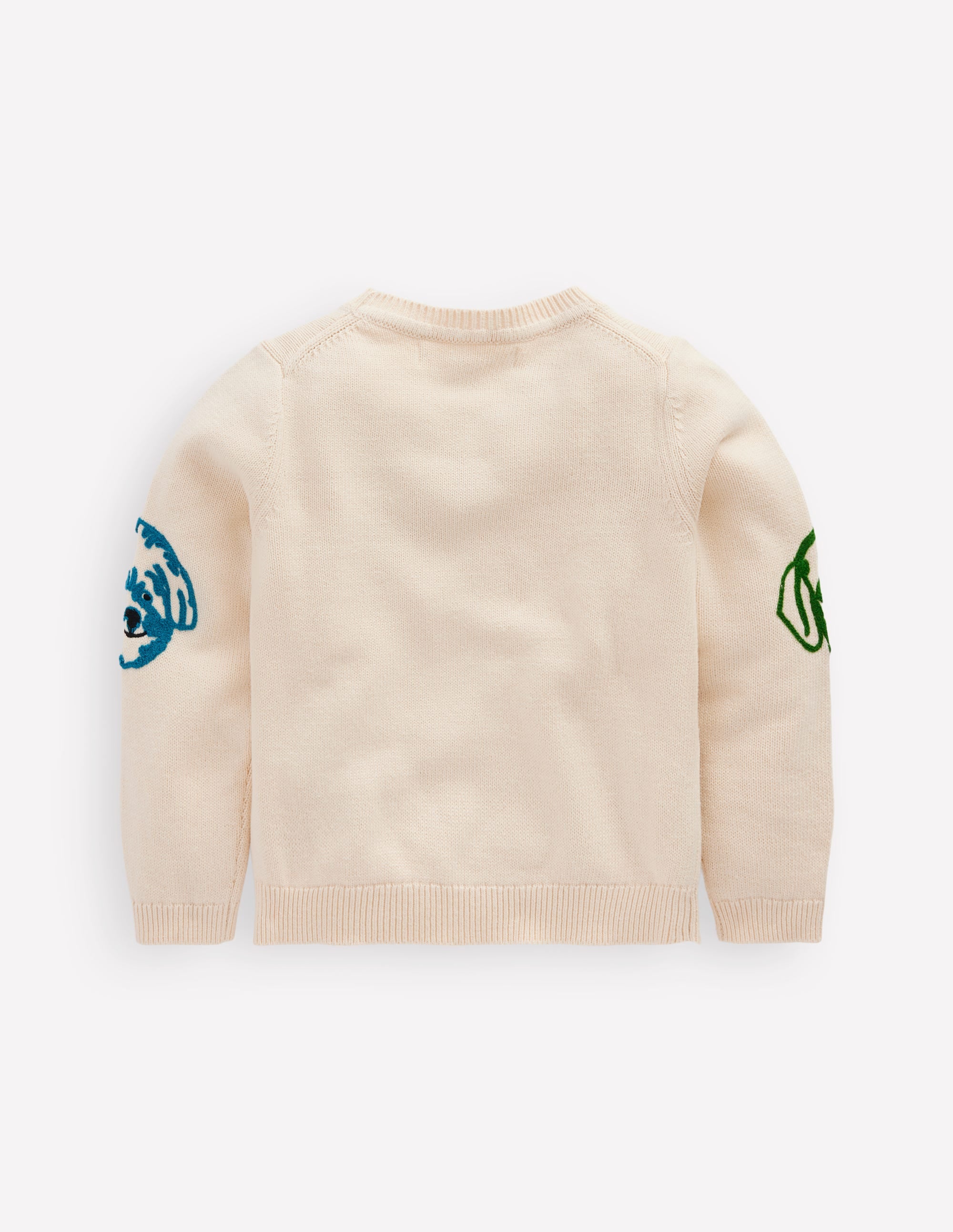 Fun Logo Sweater-Warm Ivory Dogs - Image 2