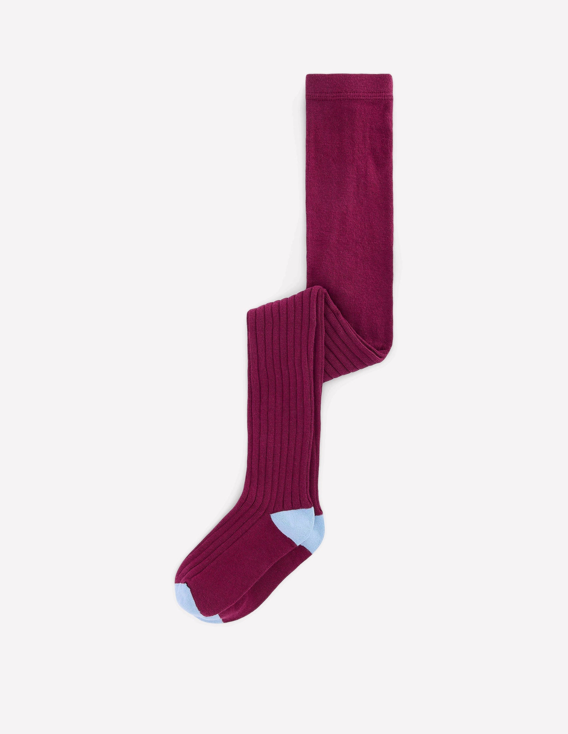 Ribbed Tights-Deep Wisteria-1