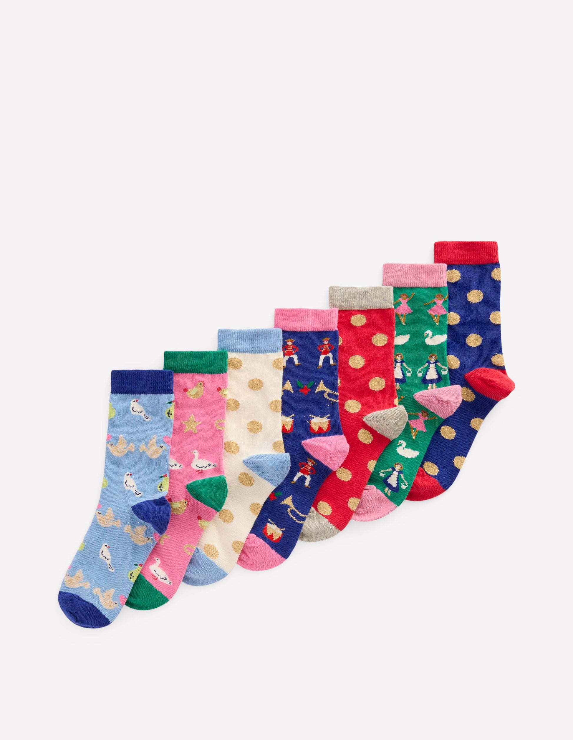 Socks 7 Pack-12 Days of Christmas-1