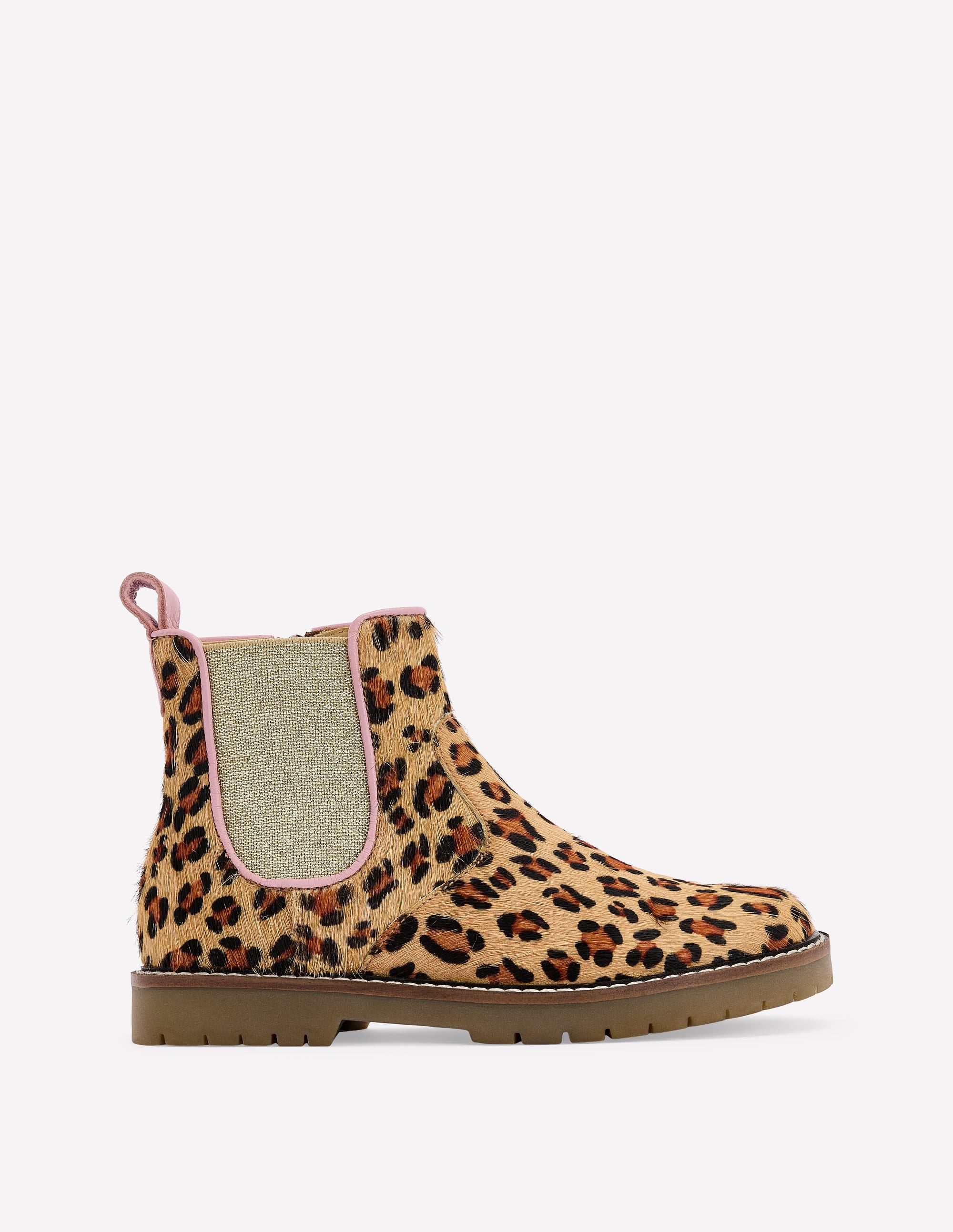 Leather Chelsea Boots-Leopard - Image 1