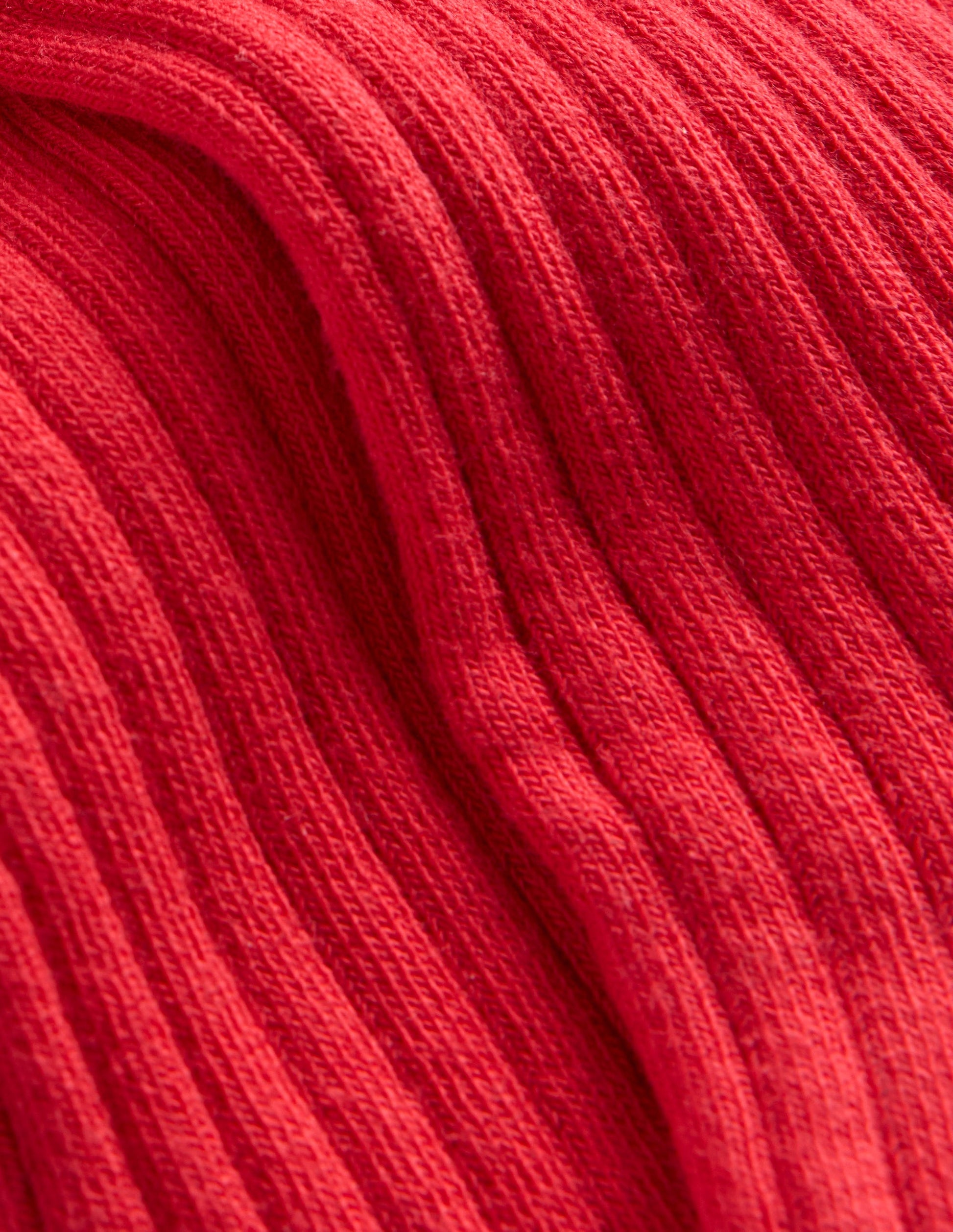 Baby Ribbed Tights-Rockabilly Red-2