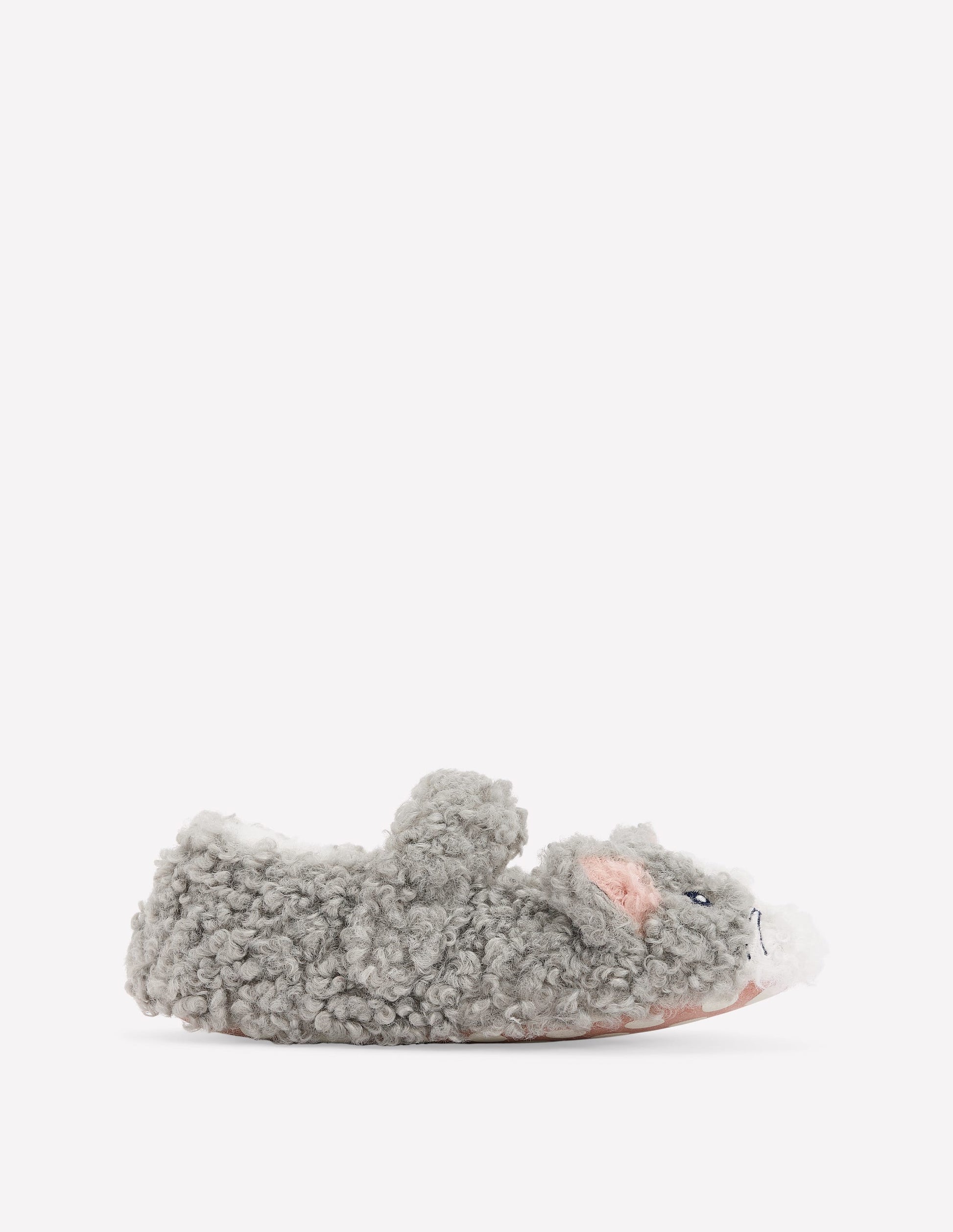 Mary Jane Slippers-Grey Cat-1