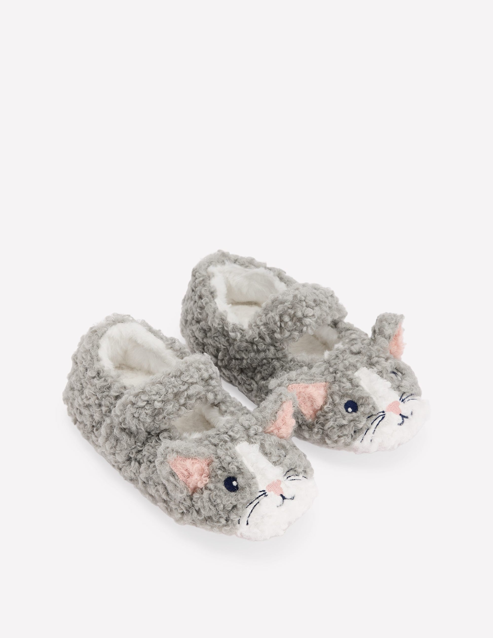 Mary Jane Slippers-Grey Cat-2
