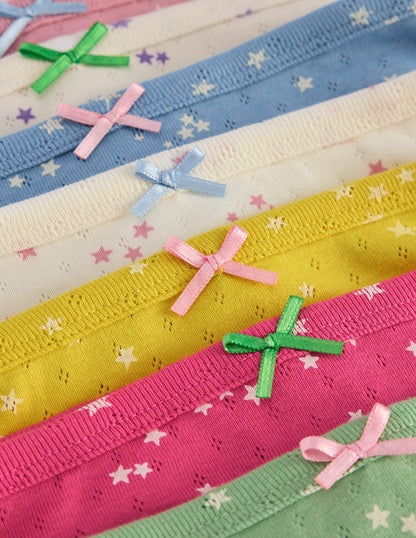 7-Pack Pointelle Underwear-Multi Stars-3