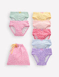 7-Pack Pointelle Underwear-Multi Ditsy Vine