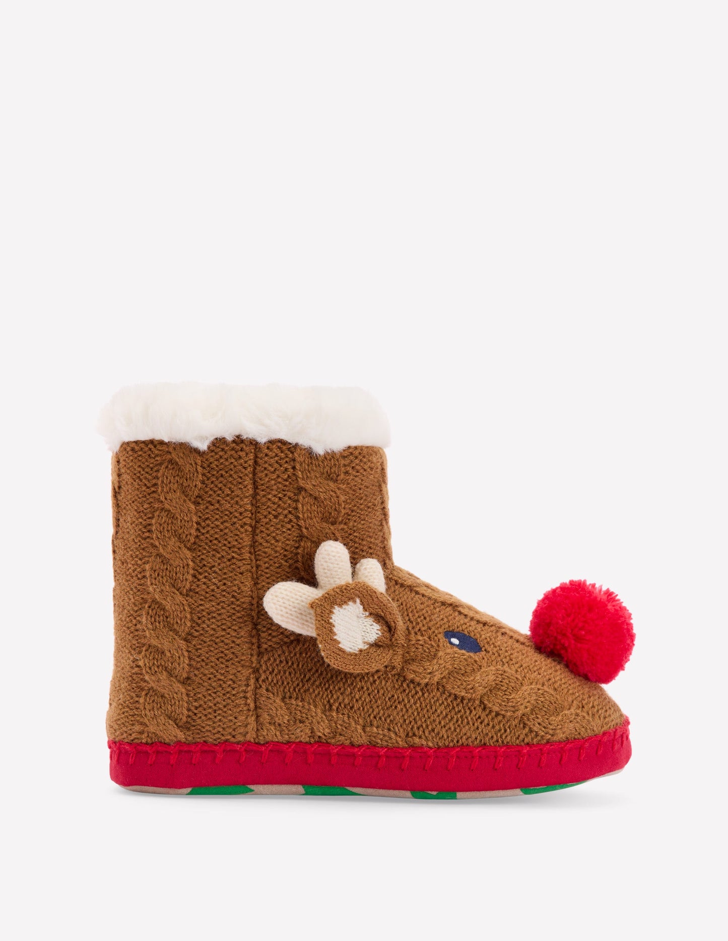 Novelty Slipper Boots-Reindeer
