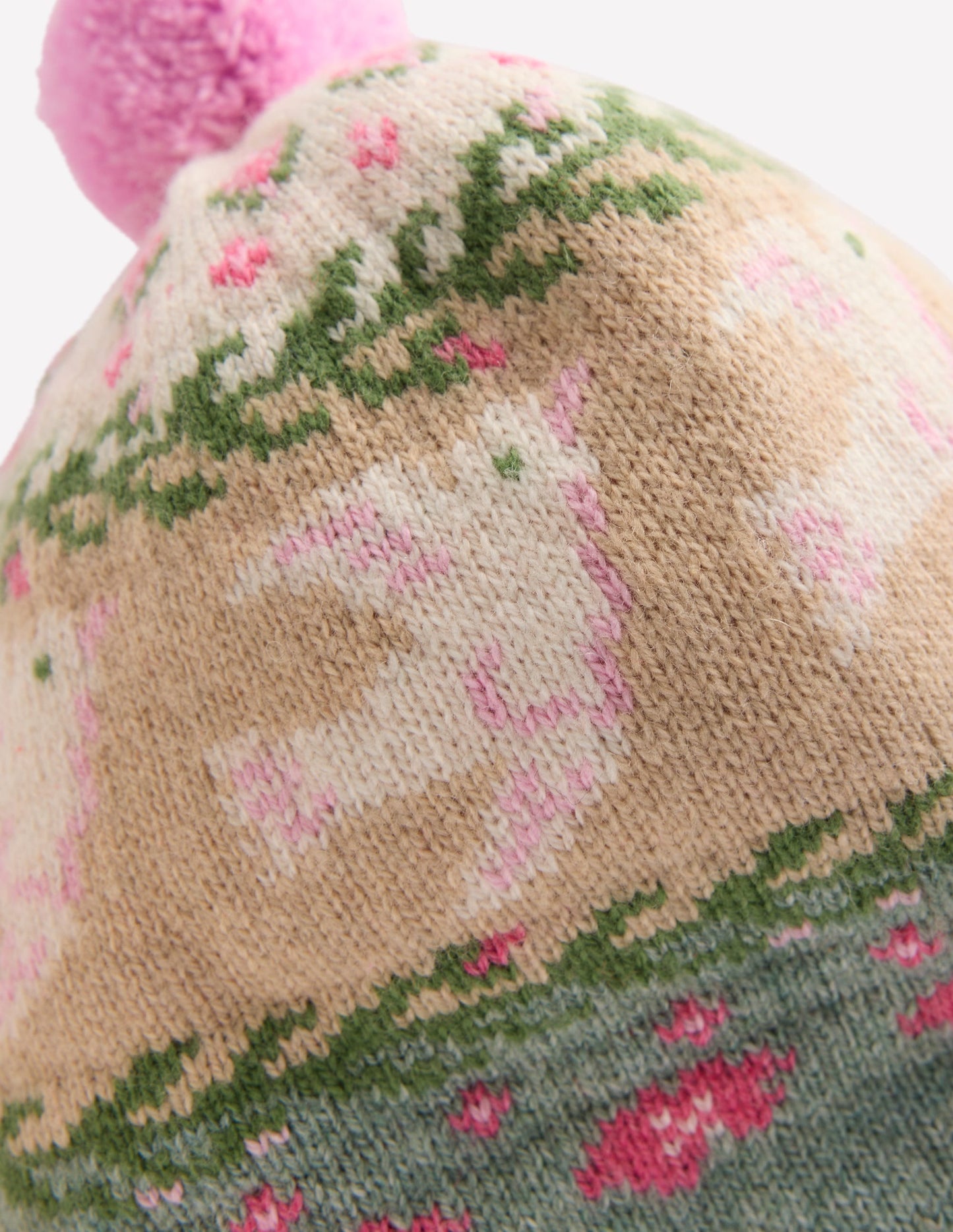 Baby Fair Isle Set-Soft Jade Marl Birds