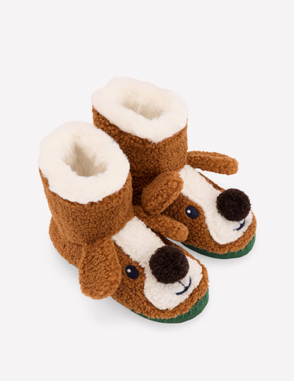 Novelty Slipper Boots-Dog-2