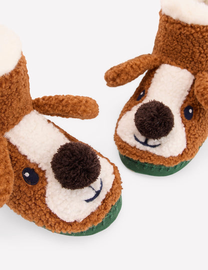 Novelty Slipper Boots-Dog-3
