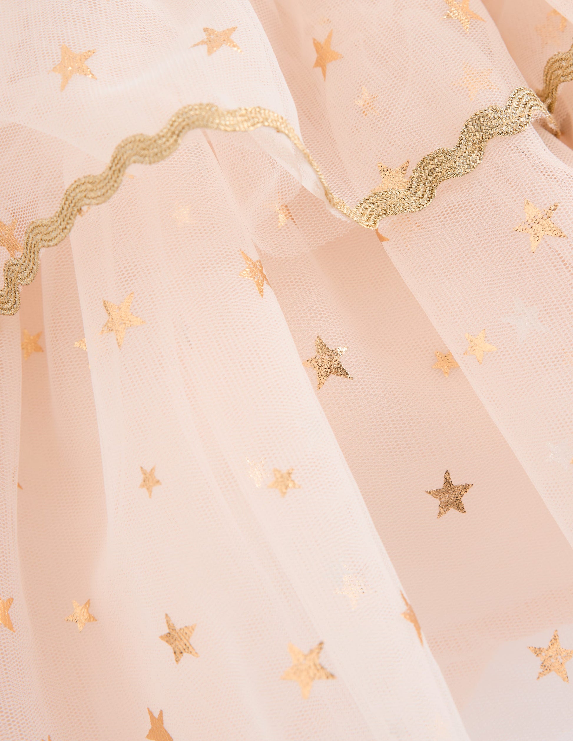 Tulle Cape-Soft Ivory/ Gold Confetti-4