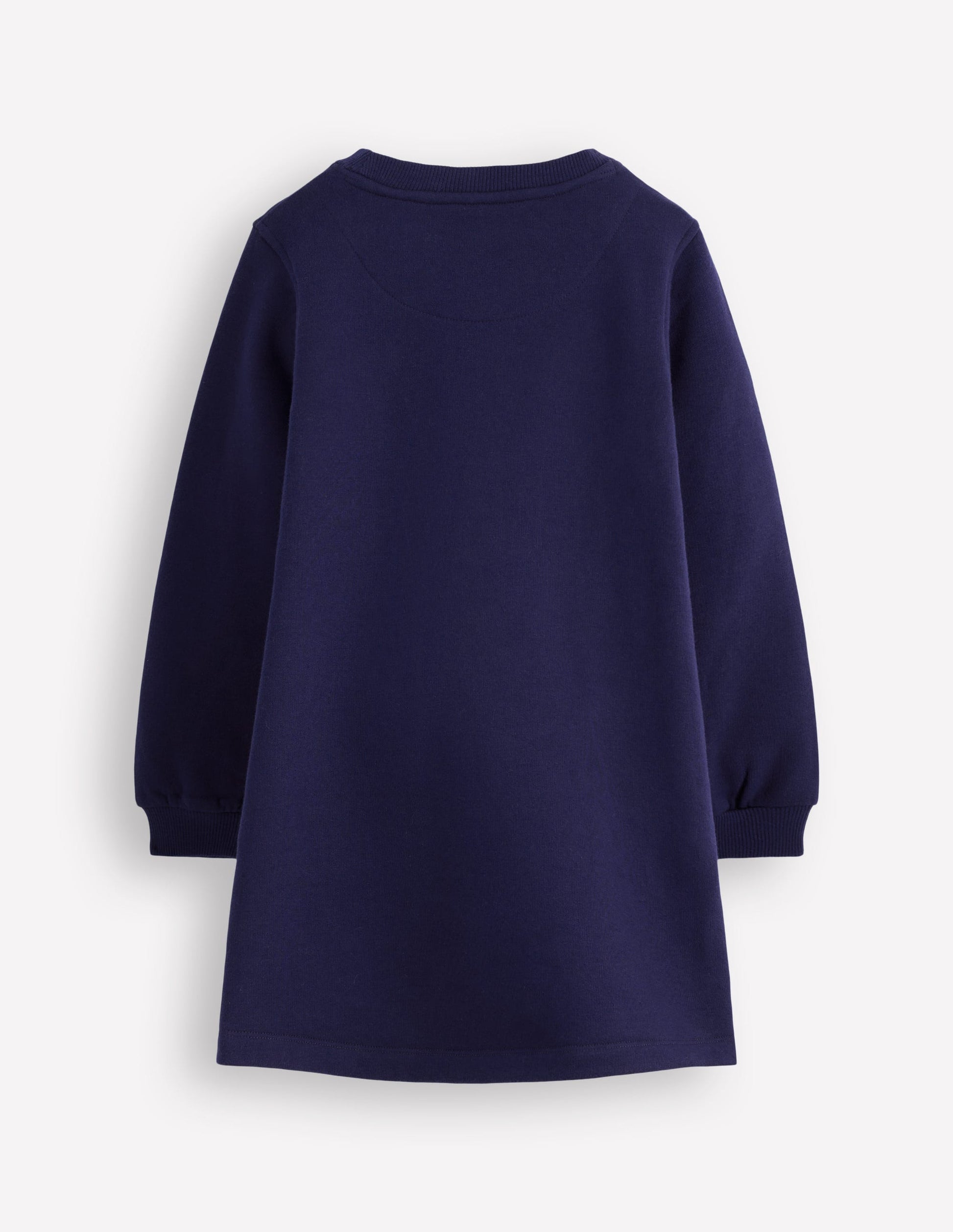 Ida Sweatshirt Appliqué Dress-College Navy Tigers-2