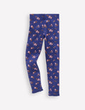 Ribbed Leggings-Starboard Blue Sprig