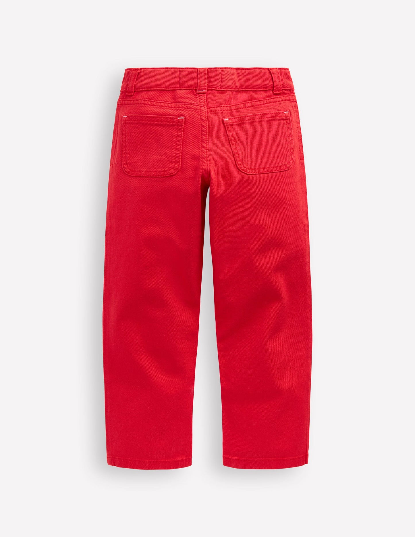 Patch Pocket Pants-Poppy Red