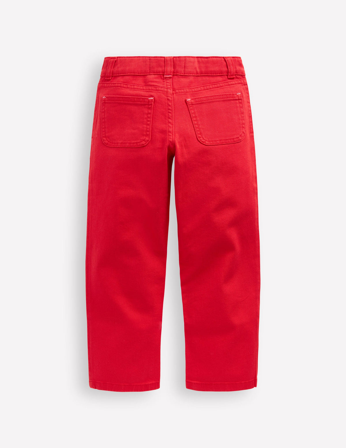 Patch Pocket Pants-Poppy Red - Image 2