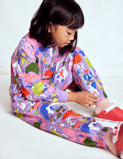 Printed Sweatshirt-Cosy Pups-2