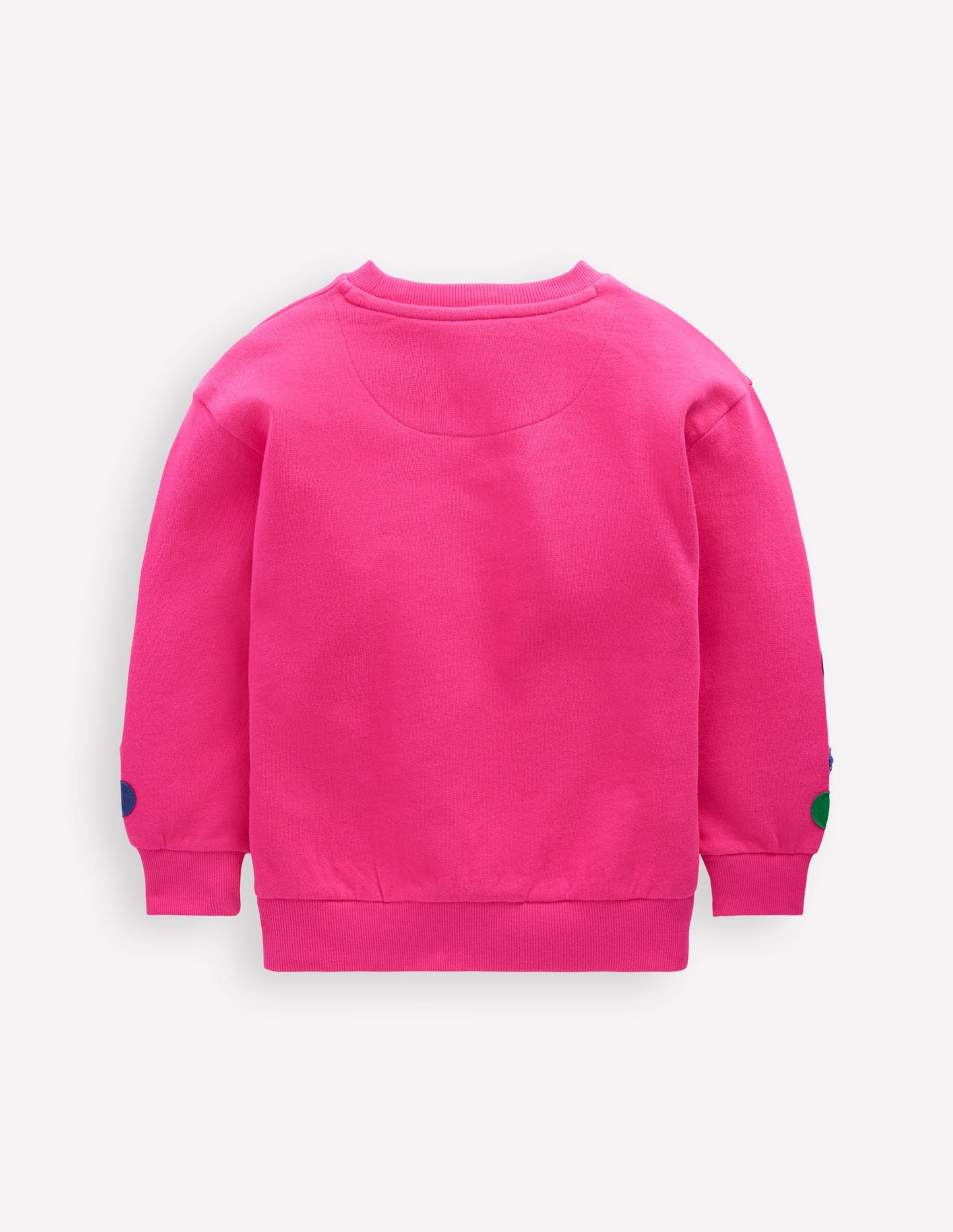 Bobbie Appliqué Sweatshirt-Raspberry Pink Flowers