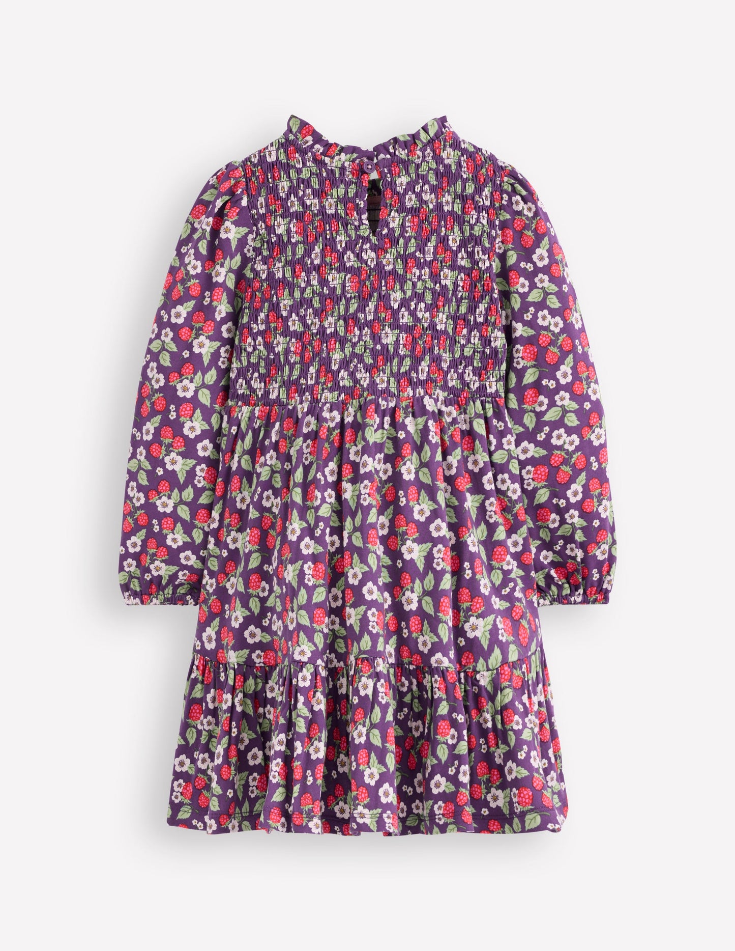 Aurora Long Sleeve Dress-Mystical Purple Vintage Berry