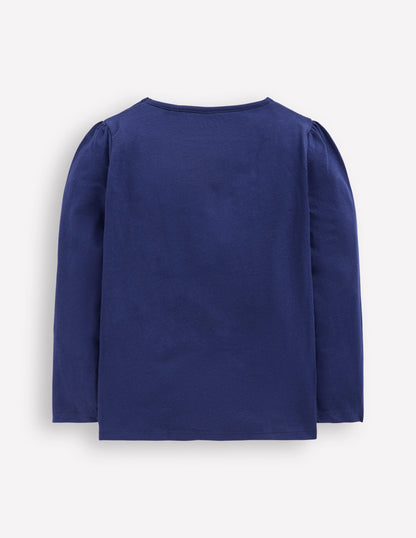 Long Sleeve Superstitch Tee-Starboard Blue Festive-2