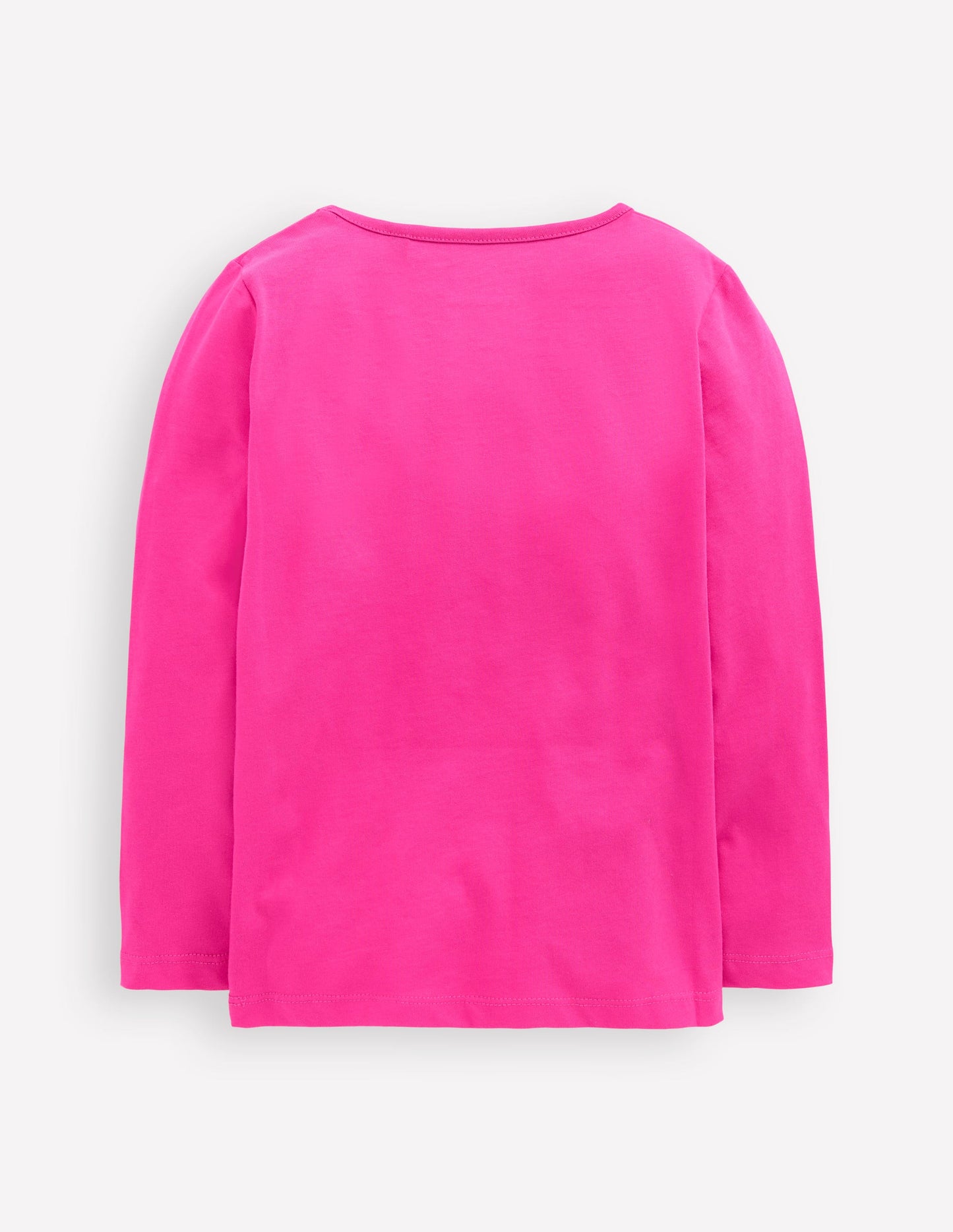 Long Sleeve Riso T-Shirt-Raspberry Pink Unicorns