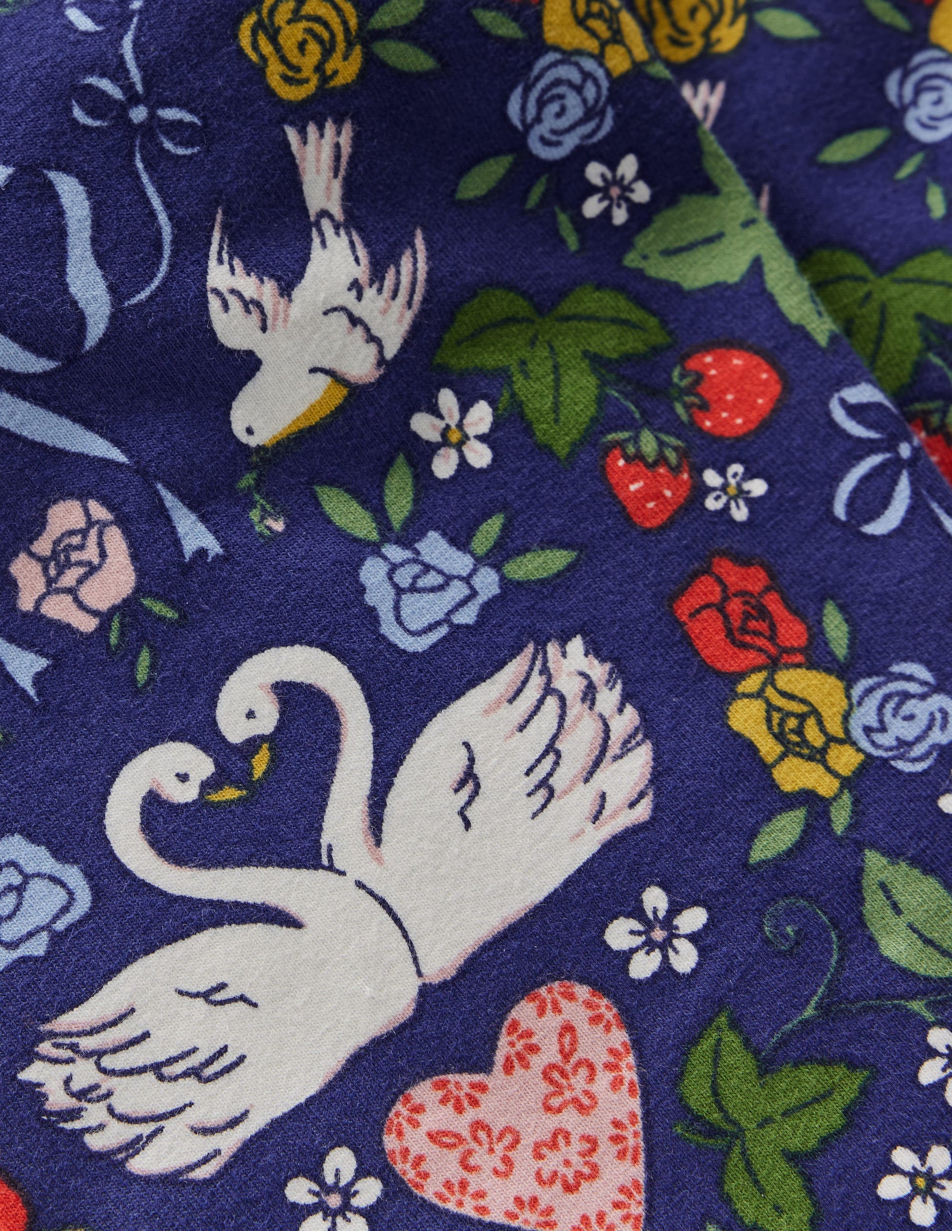 Fun Leggings-Starboard Blue Lovebirds-3