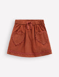 Ric Rac Skirt-Barn Red