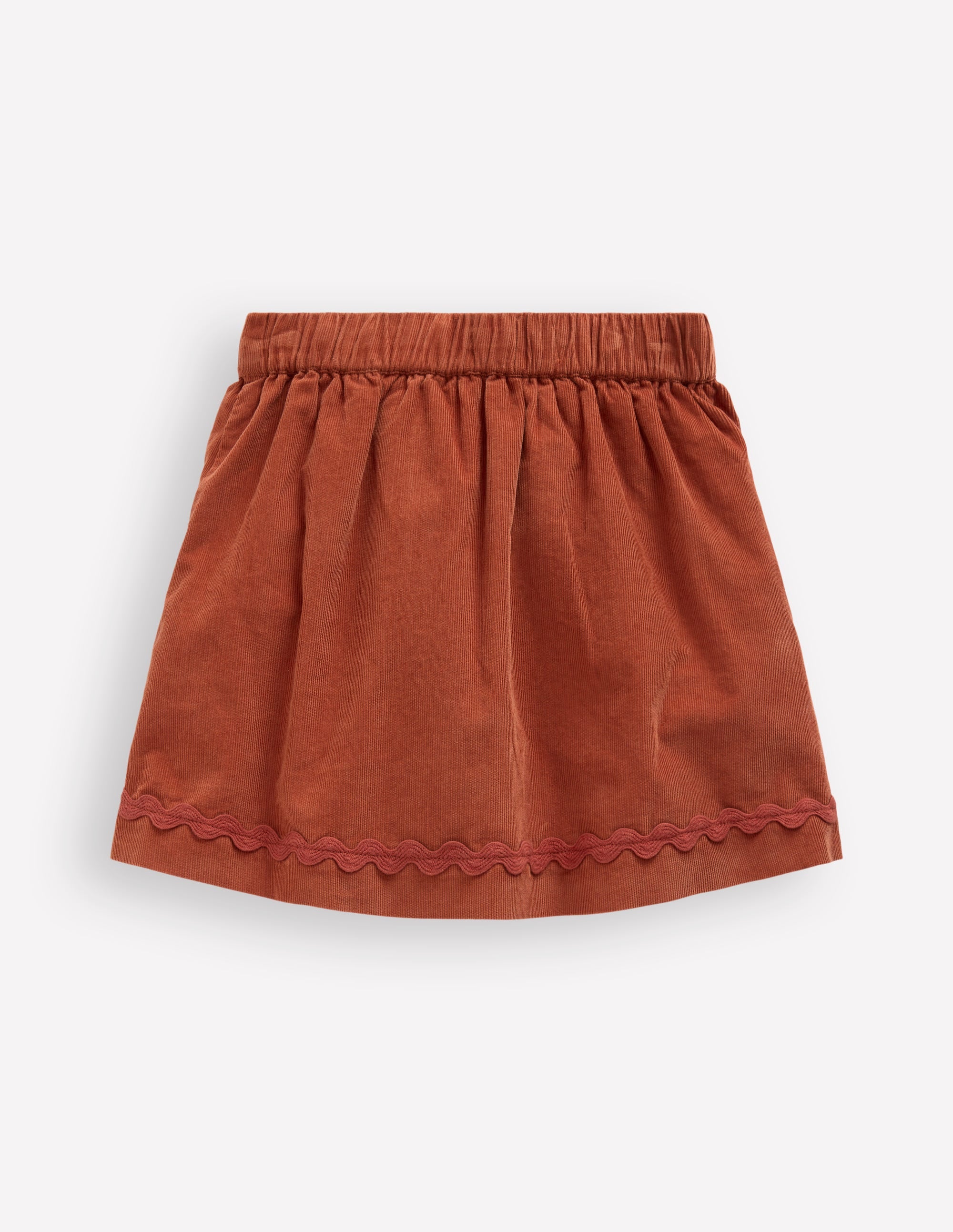 Ric Rac Skirt-Barn Red | Boden USA