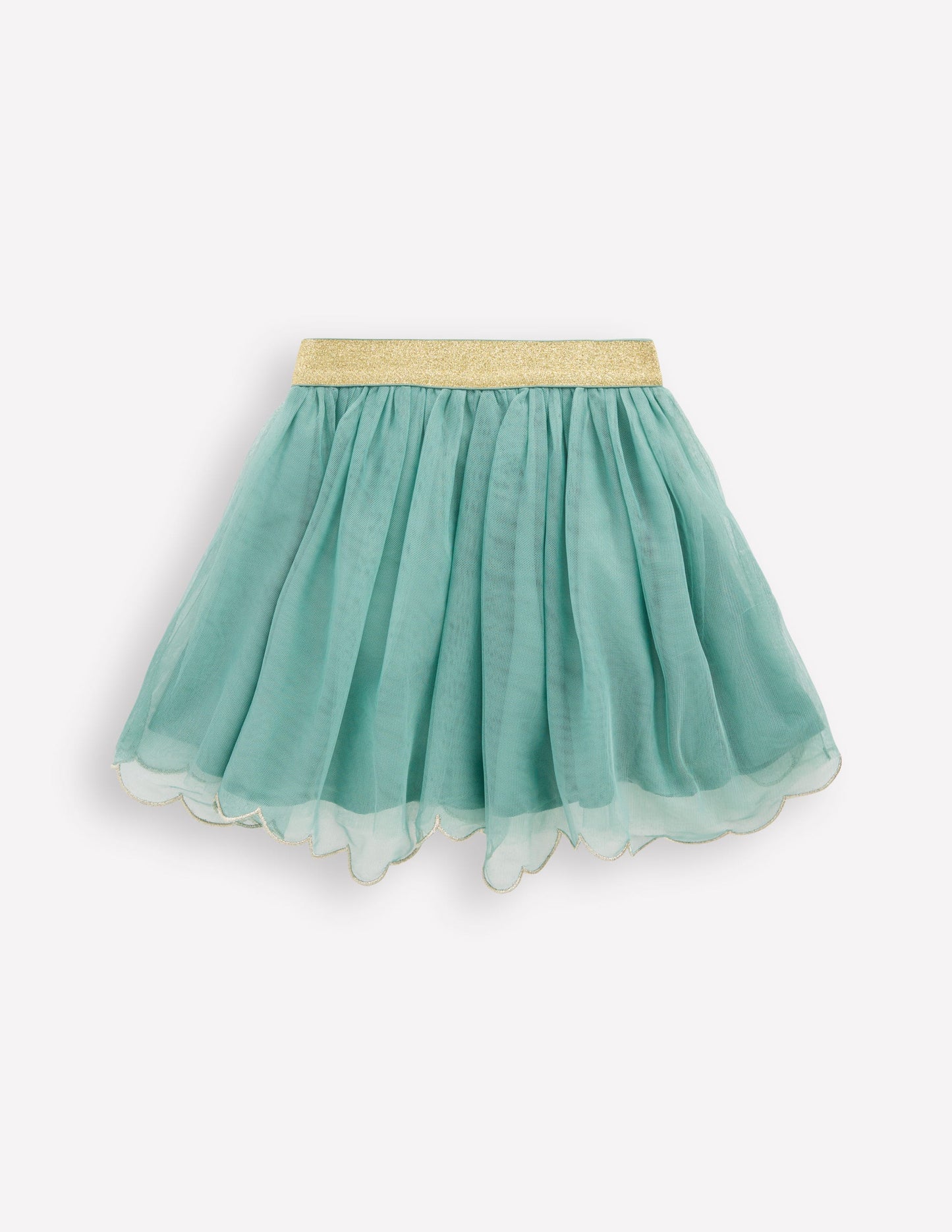 Appliqué Tulle Skirt-Eucalyptus Christmas