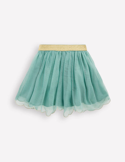 Appliqué Tulle Skirt-Eucalyptus Christmas-2