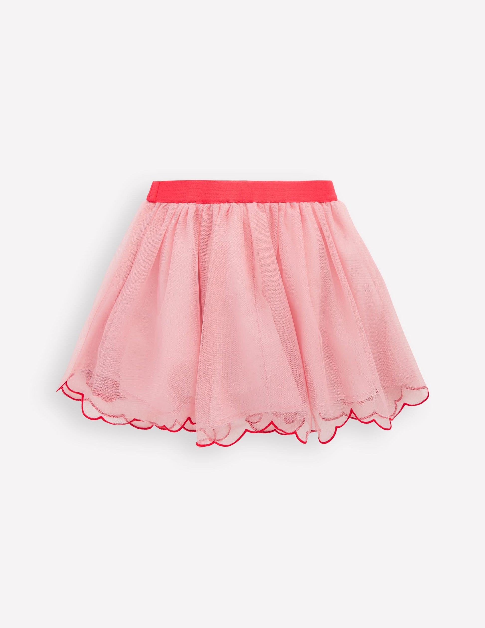 Appliqué Tulle Skirt-Vintage Pink Cherries-2