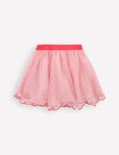 Appliqué Tulle Skirt-Vintage Pink Cherries-2