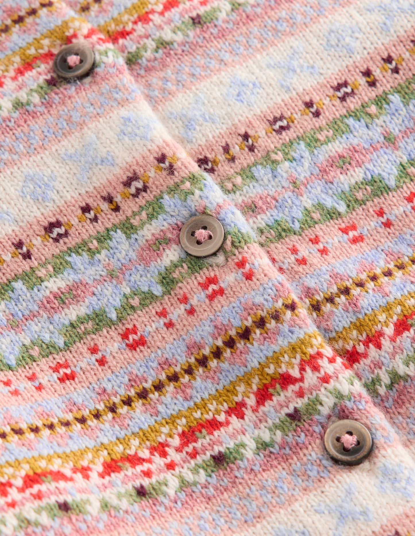 Edie Fair Isle Cardigan-Soft Multi