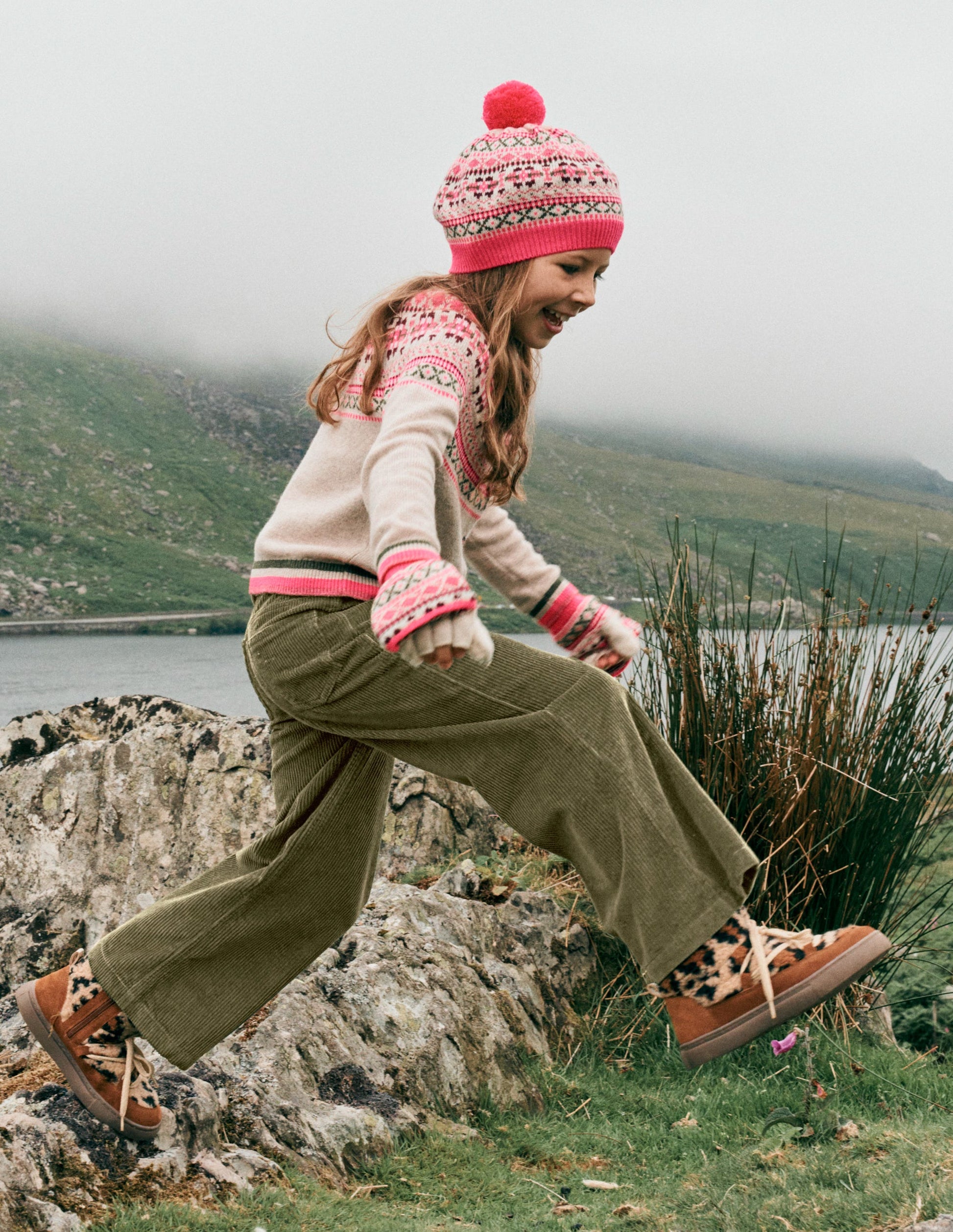 Wide Leg Pants-Woodland Green-4