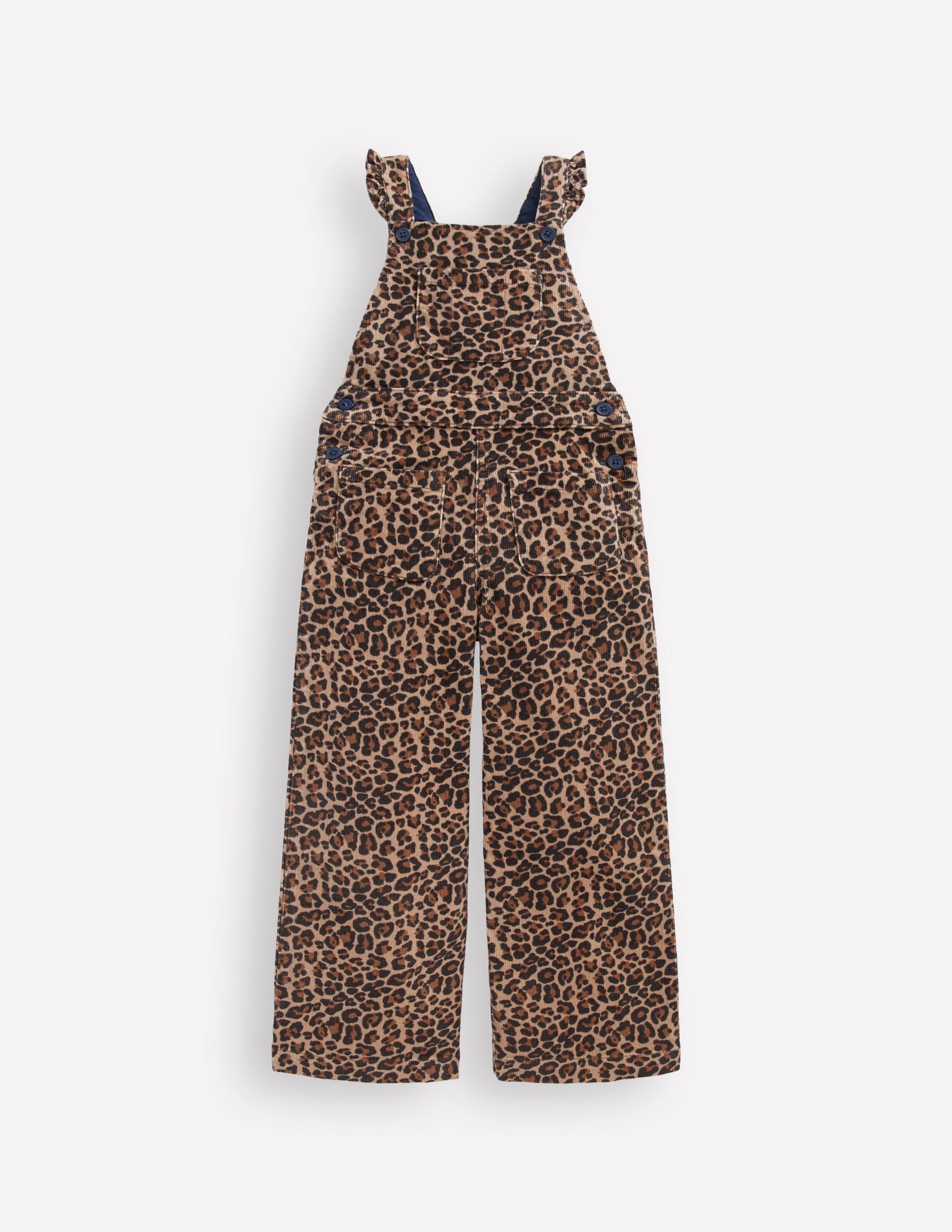 Frill Overalls-Leopard-1
