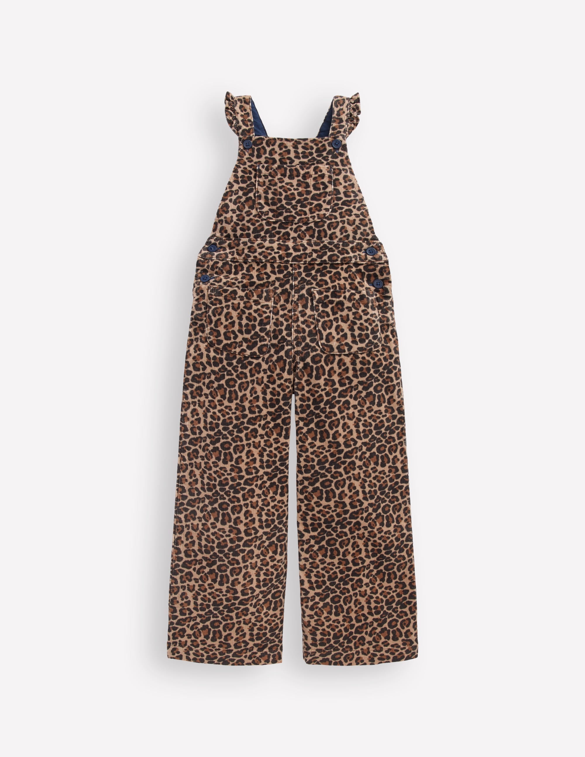 Frill Overalls-Leopard - Image 1