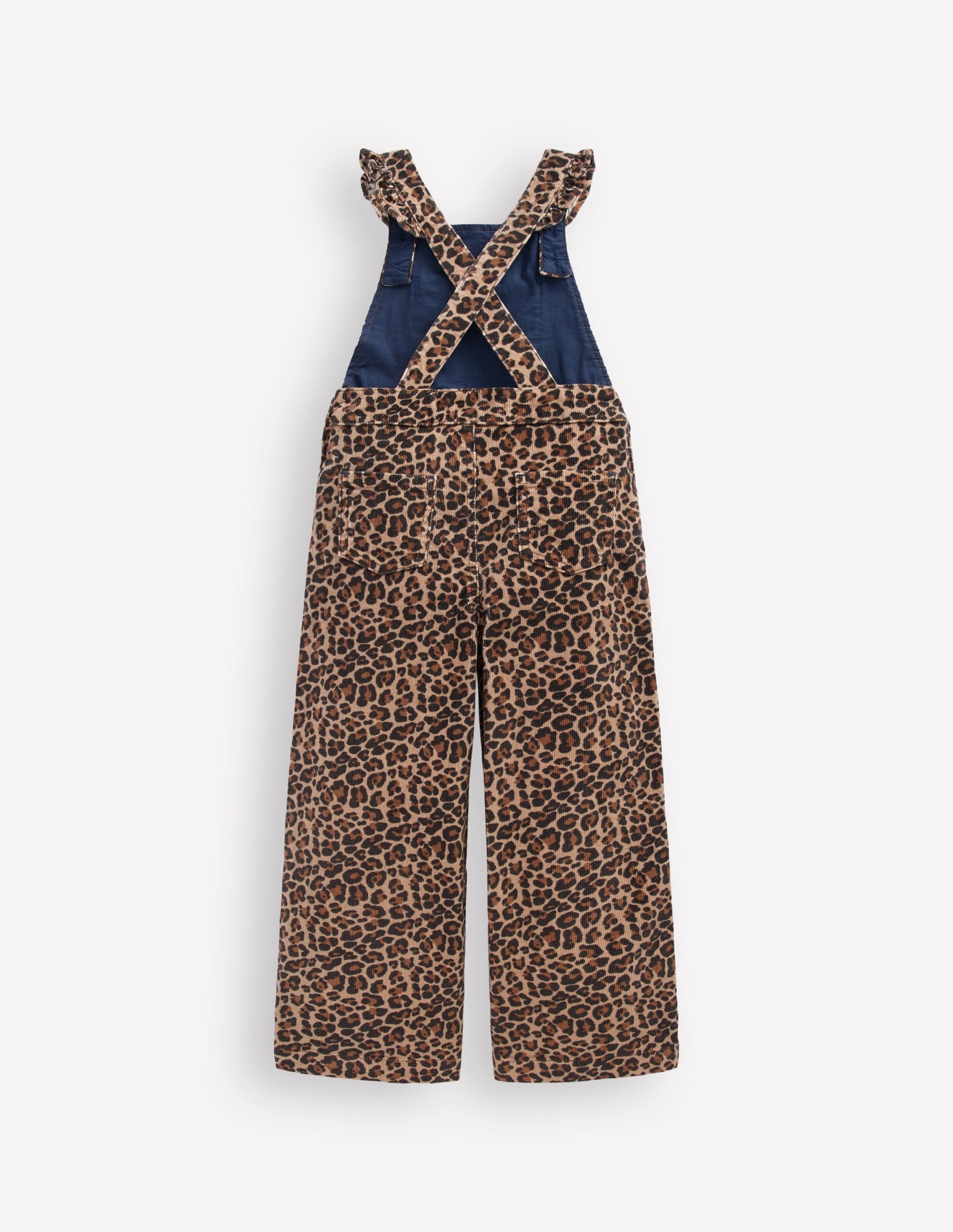 Frill Overalls-Leopard-2