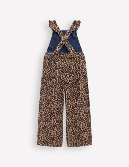 Frill Overalls-Leopard-2