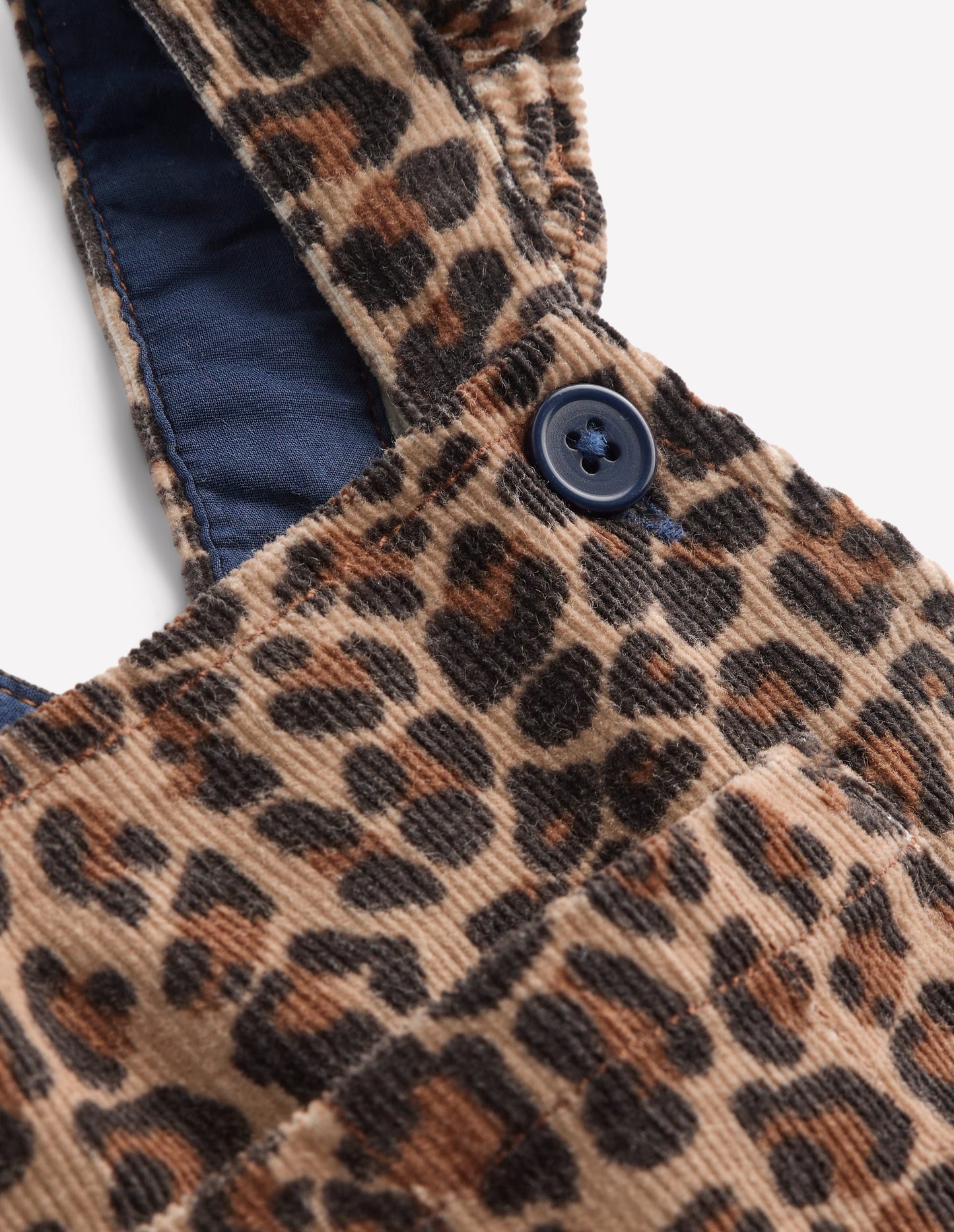 Frill Overalls-Leopard